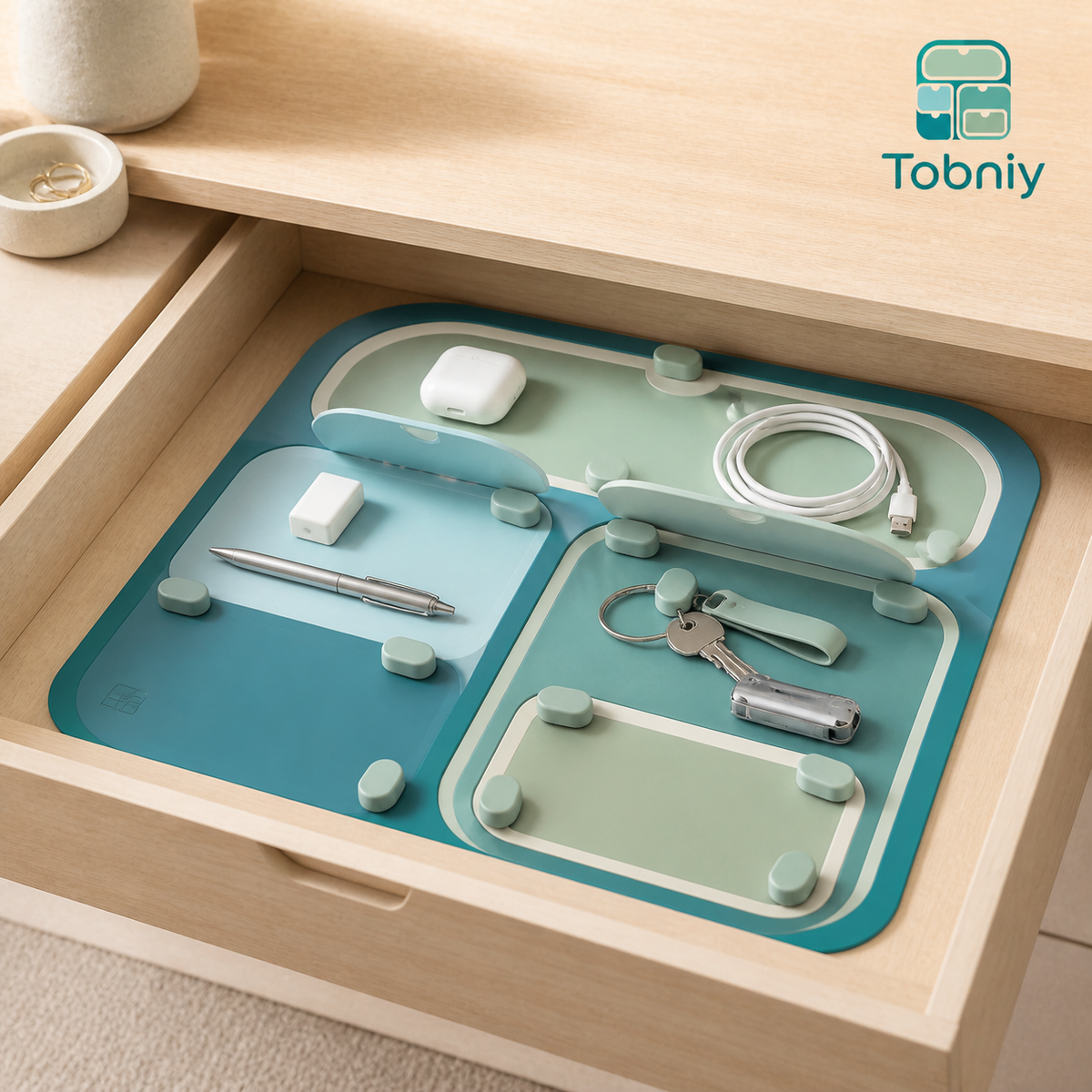 Tobniy™ NeatLift Expandable Drawer Sorting Tray