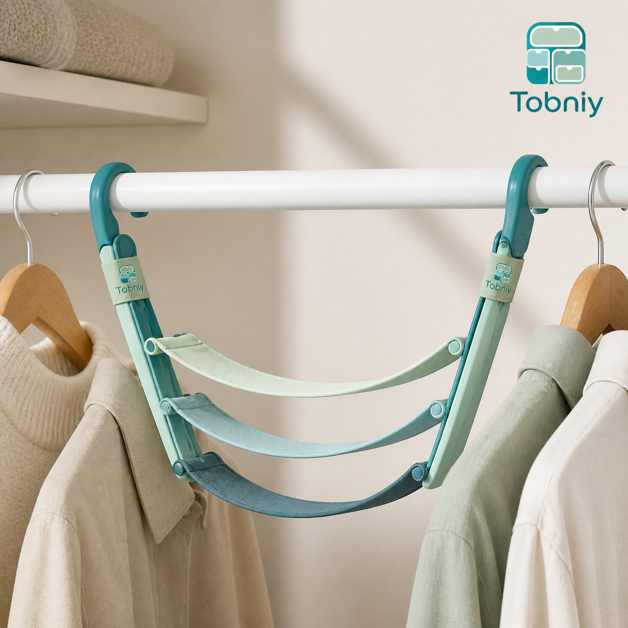 Tobniy™ LoopBridge Multi-Level Hanging Organizer
