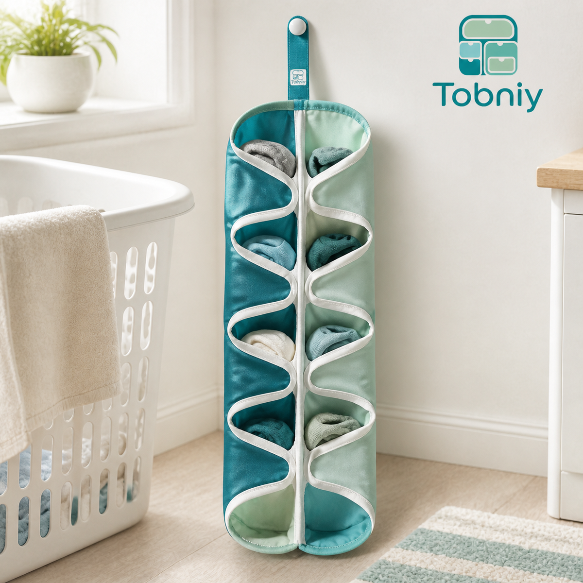 Tobniy™ SlimCascade Hanging Shelf Tower