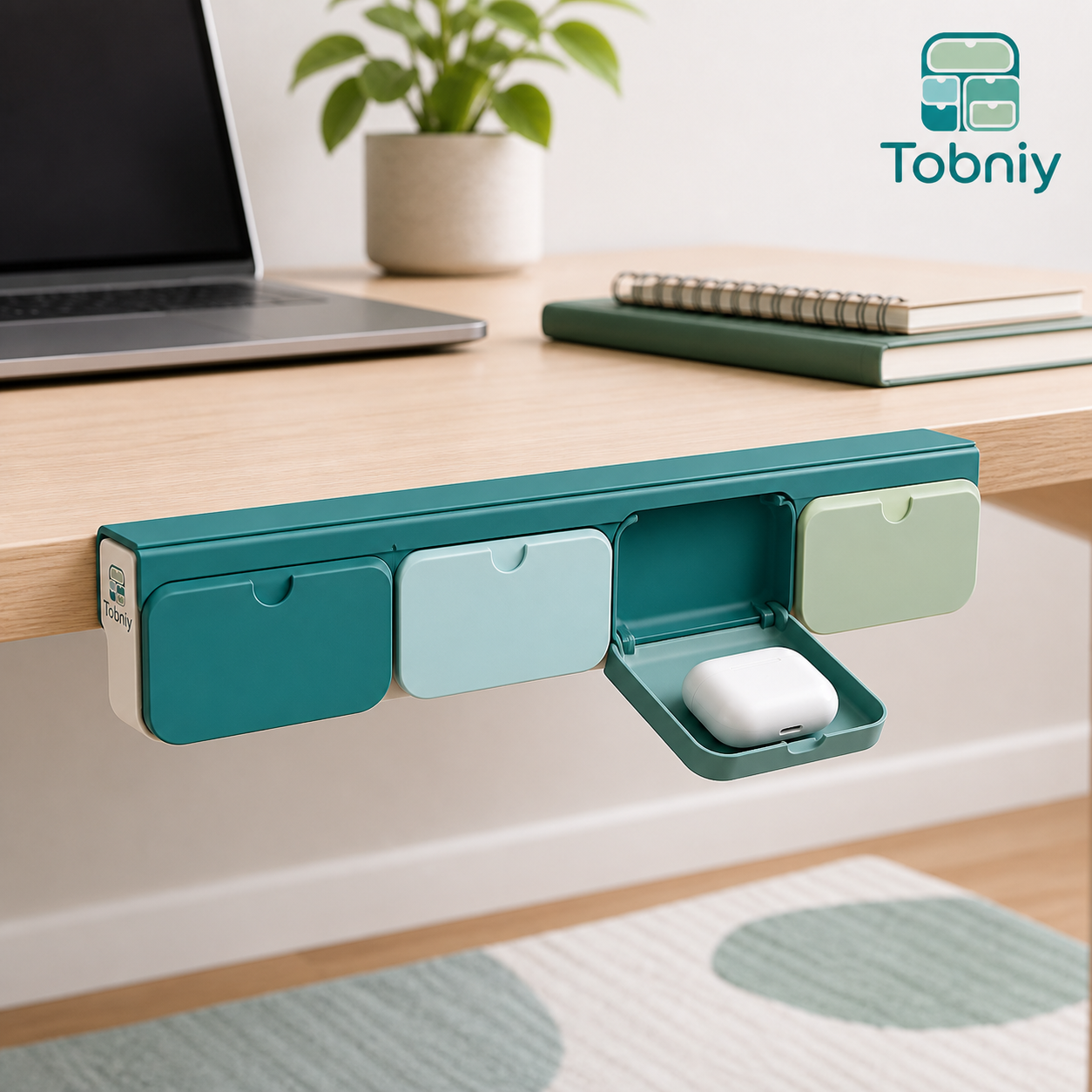 Tobniy™ EdgeNest Under-Shelf Storage Pods