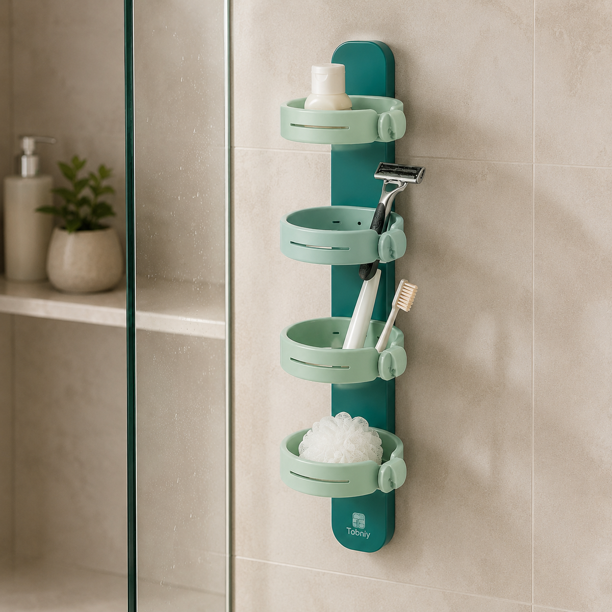 Tobniy™ AquaRise Vertical Sink & Bath Caddy