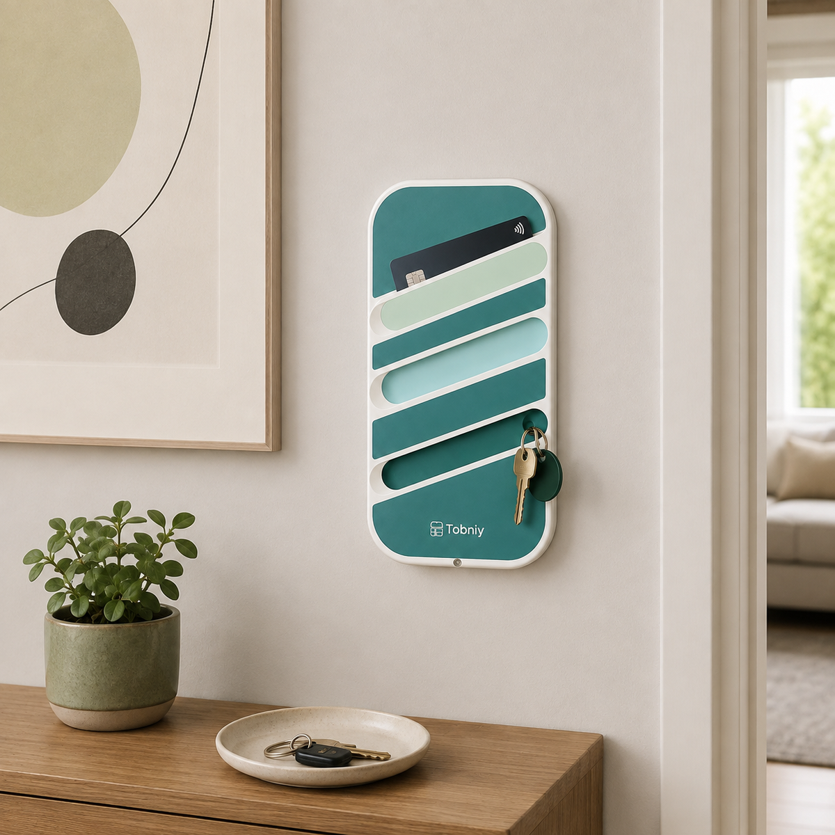Tobniy™ EntryGrid Wall-Mounted Drop Zone