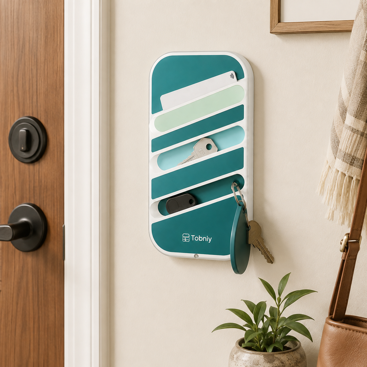 Tobniy™ EntryGrid Wall-Mounted Drop Zone