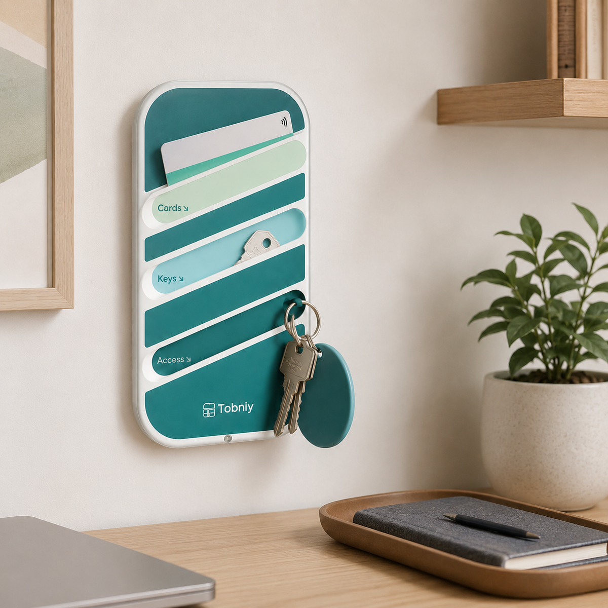 Tobniy™ EntryGrid Wall-Mounted Drop Zone