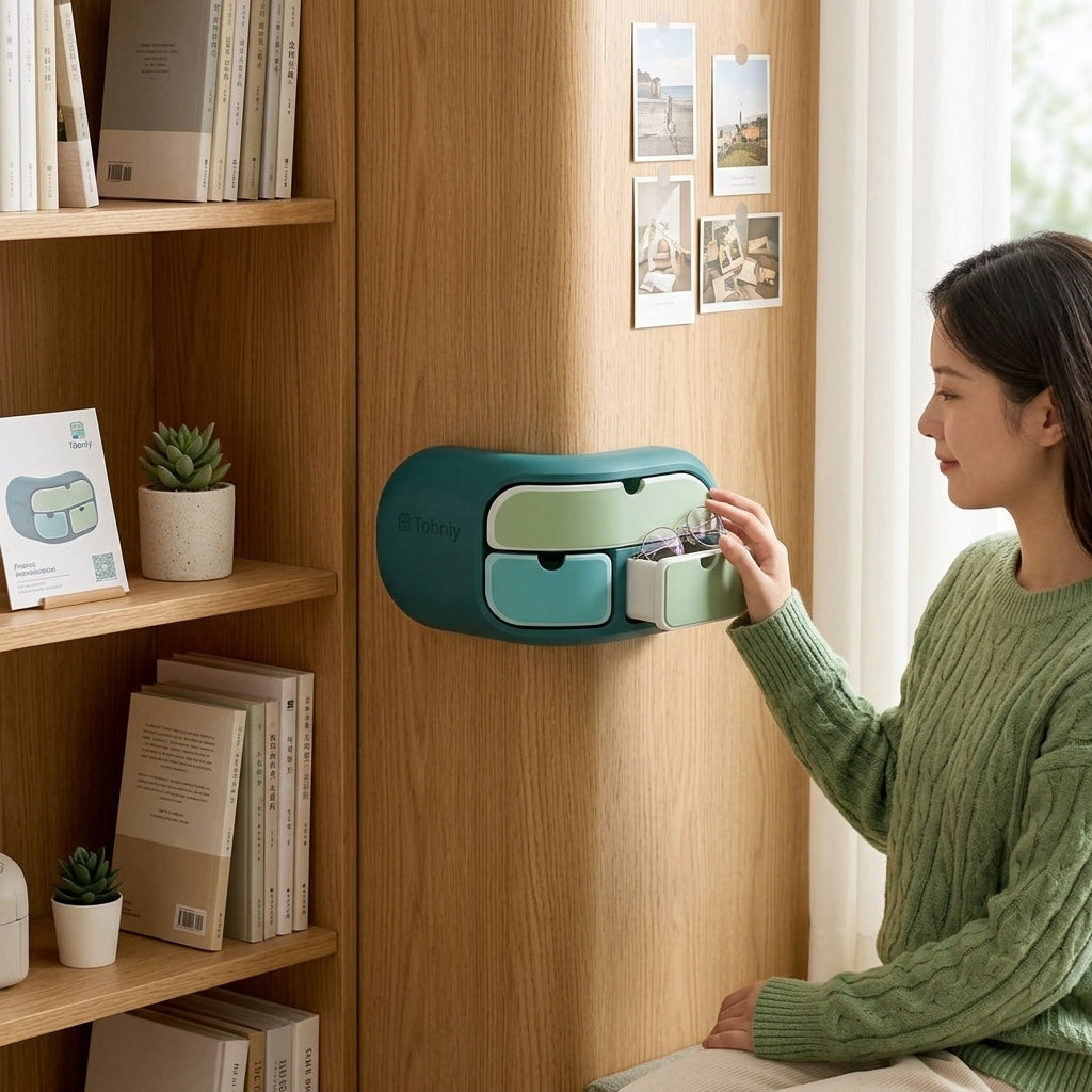 Tobniy™ BedsideLoop Compact Clip Organizer
